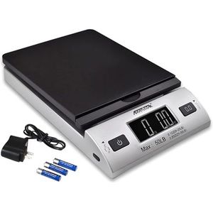 ACCUTECK All-in-1  50 Digital Shipping Postal Scale with Ac Adapter, Silver.